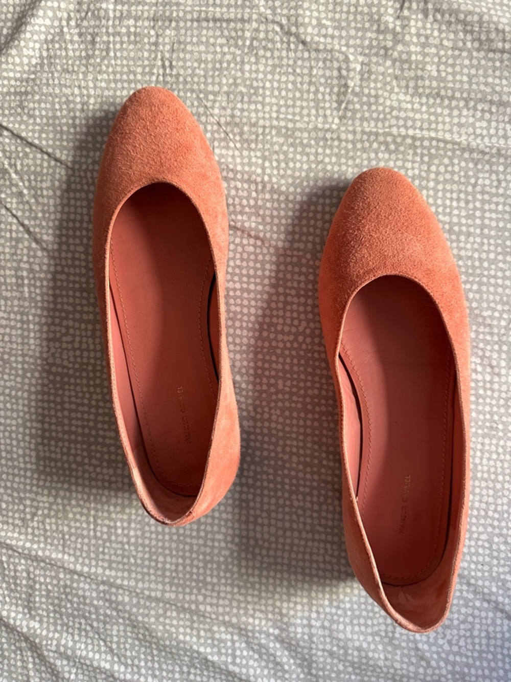 Mansur Gavriel Coral Suede Ballet Flats - Picture 3 of 3